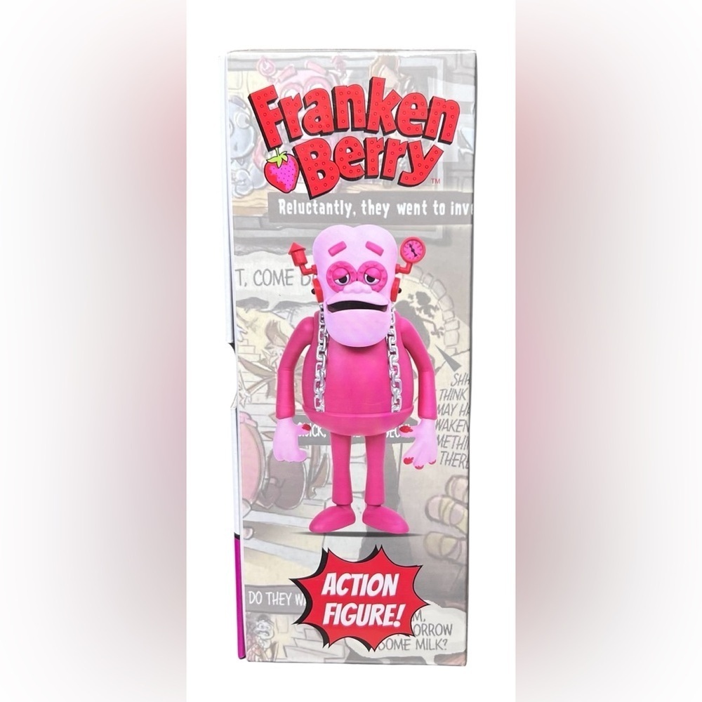 Jada Toys General Mills Franken Berry 6" 1:12 Scale Action Figure NIB Cereal